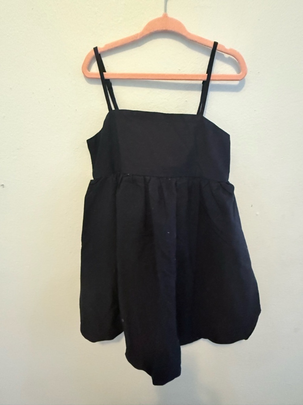 Art Class Girls Black Dress Size 5 | Cotton Summer / Casual Bubble Hem Dress